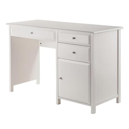 Winsome 30.71 x 47.24 x 20.24 in. Delta Office Writing Desk, White 10147